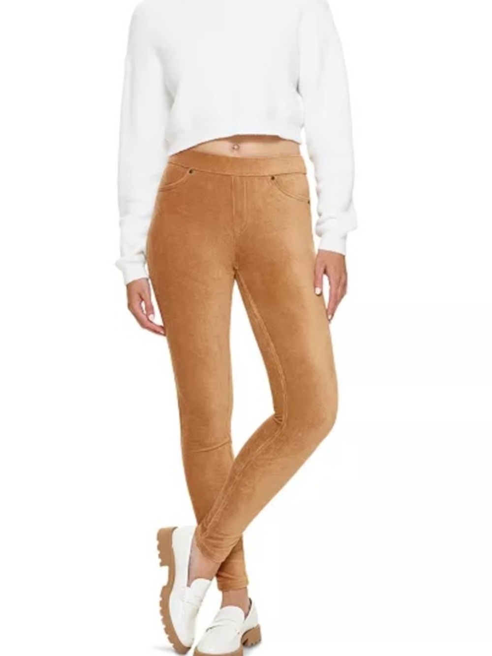 Hue Women's Straight Up Cool Classic Corduroy Leggings size XL